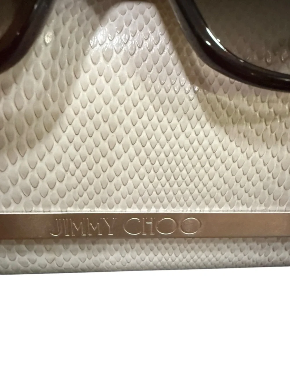 Jimmy Choo NERIA/S Oversized Tortoiseshell Sunglasses Italy Like New w/ Case - Picture 8 of 8